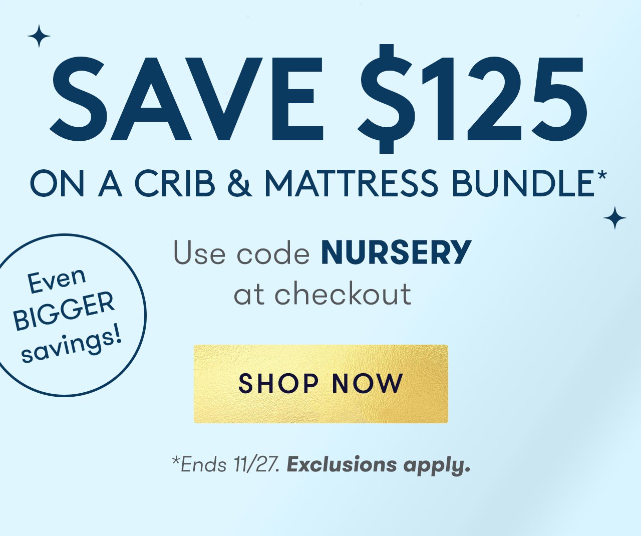Bundle - Save \\$125 On A Crib & Mattress Bundle