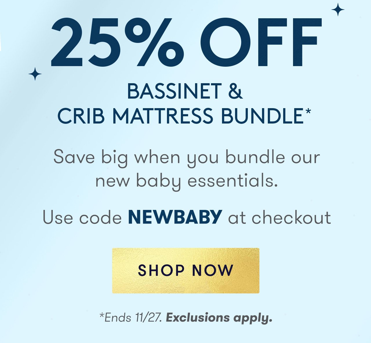 Bundle - Take 25% Off Bassinet & Crib Mattress Bundle