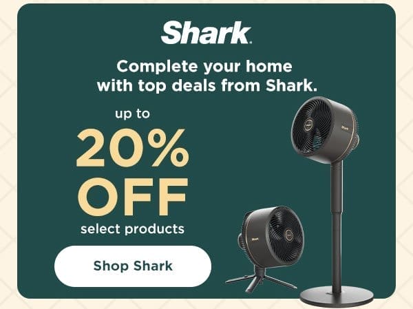 Shark - up to 20% off select products