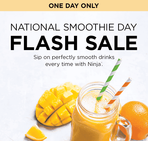 National Smoothie Day FLASH SALE