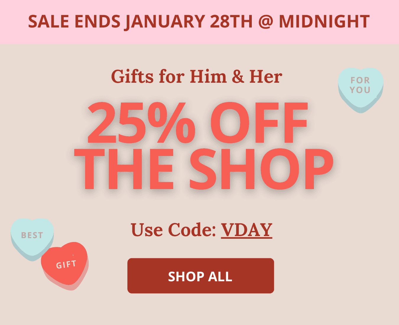 25% off shop