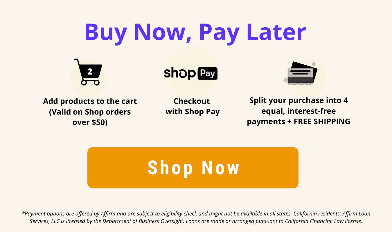 buy now, pay later!