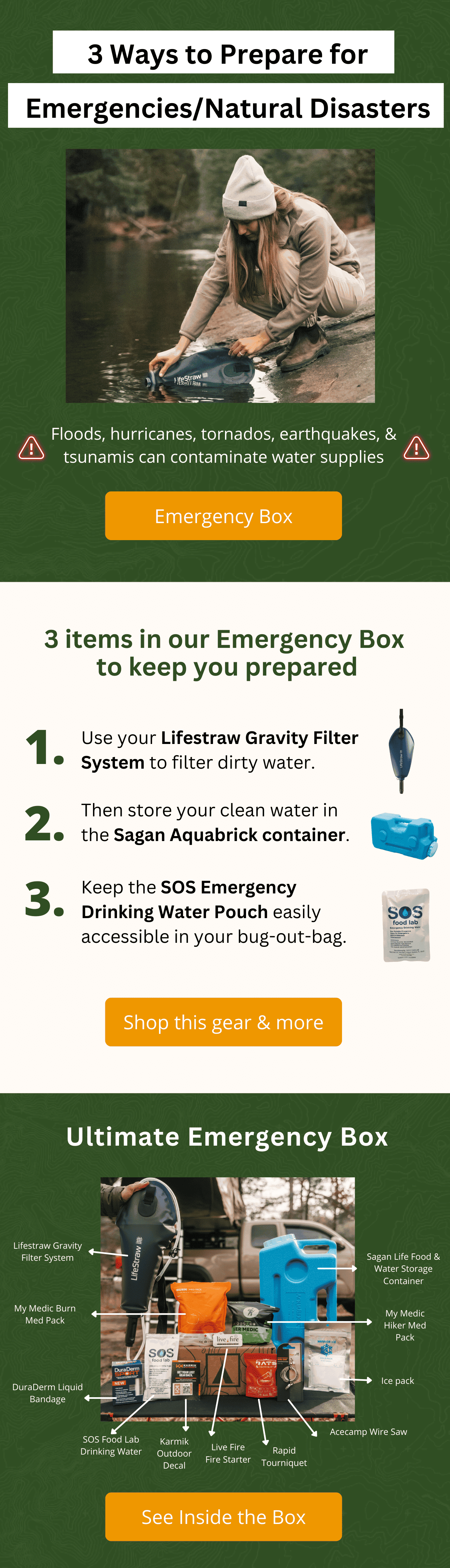 3 ways to prepare for emergencies!