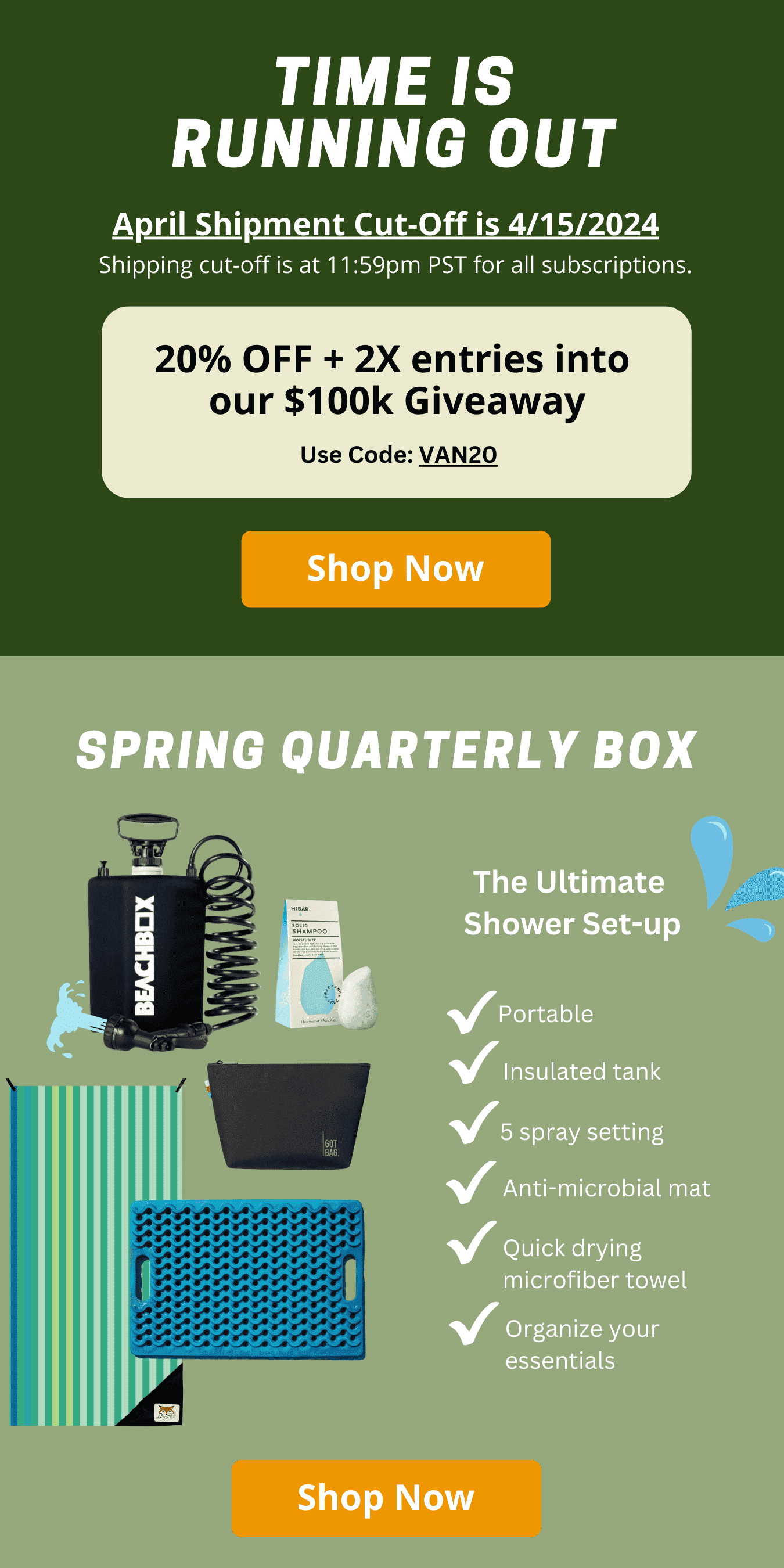 See inside our spring box