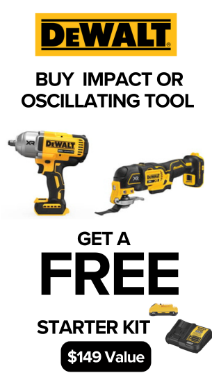 Dewalt Free Starter Kit 