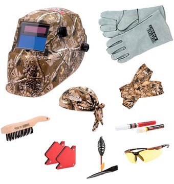 Lincoln Electric Experts Auto-Darkening Helmet Kit, Camo, Model# K4738-1