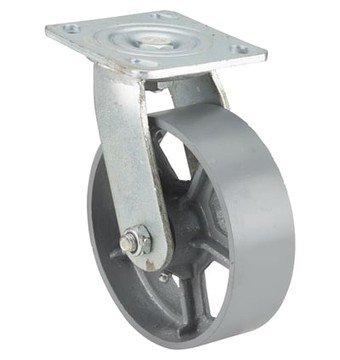 Ironton 6in. Swivel Steel Caster, 900-Lb. Capacity