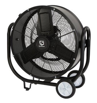 Strongway 24in. Tilting Drum Fan, Portable, 4900 CFM, 1/8 HP