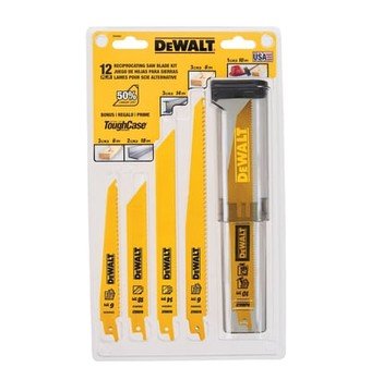 DEWALT Reciprocating Saw Blade Set, 12-Pc., Model# DW4892