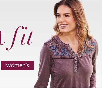 Your perfect fit: Women's