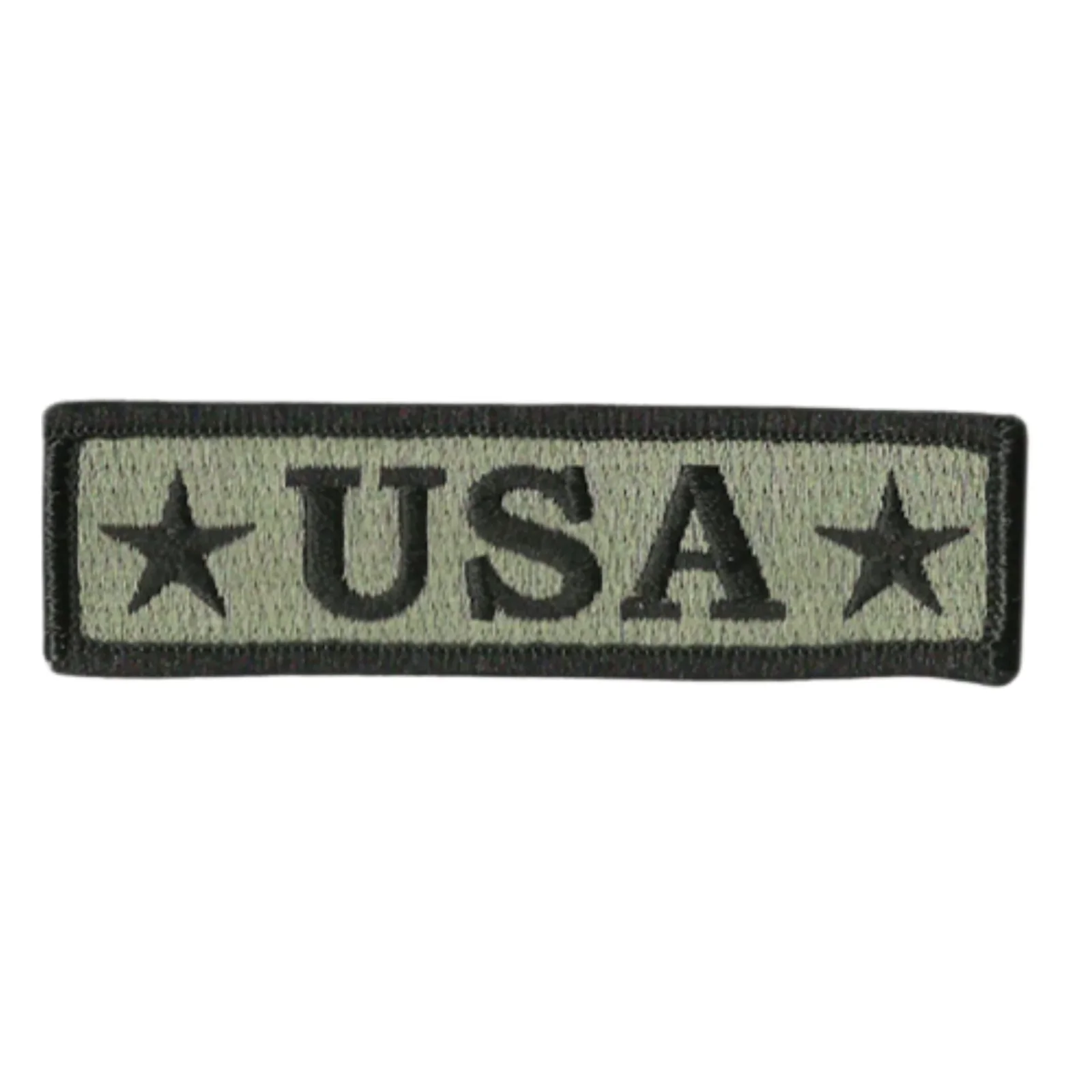 Image of USA Morale Patch - Silver-Black