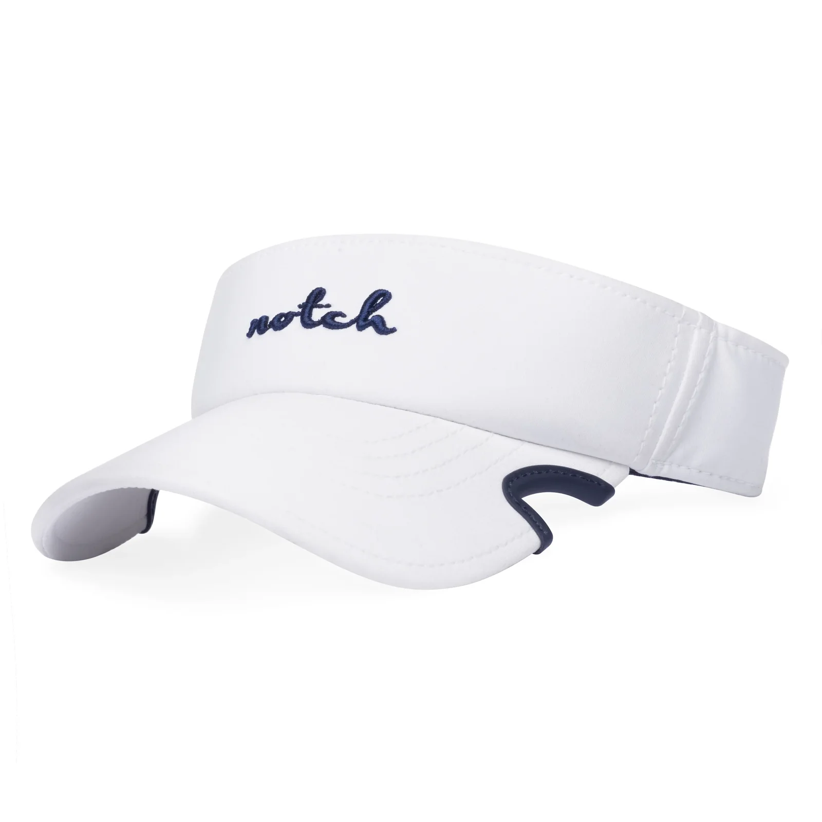 Image of Notch Classic Adjustable White/Navy Visor