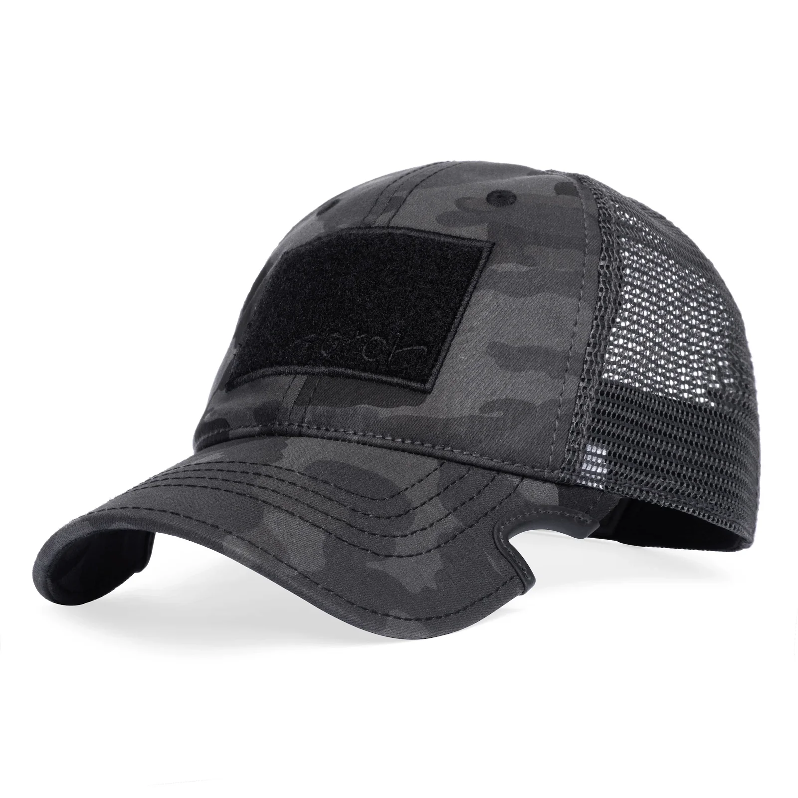 Image of Notch Classic Adjustable Black Camo Ponytail Operator