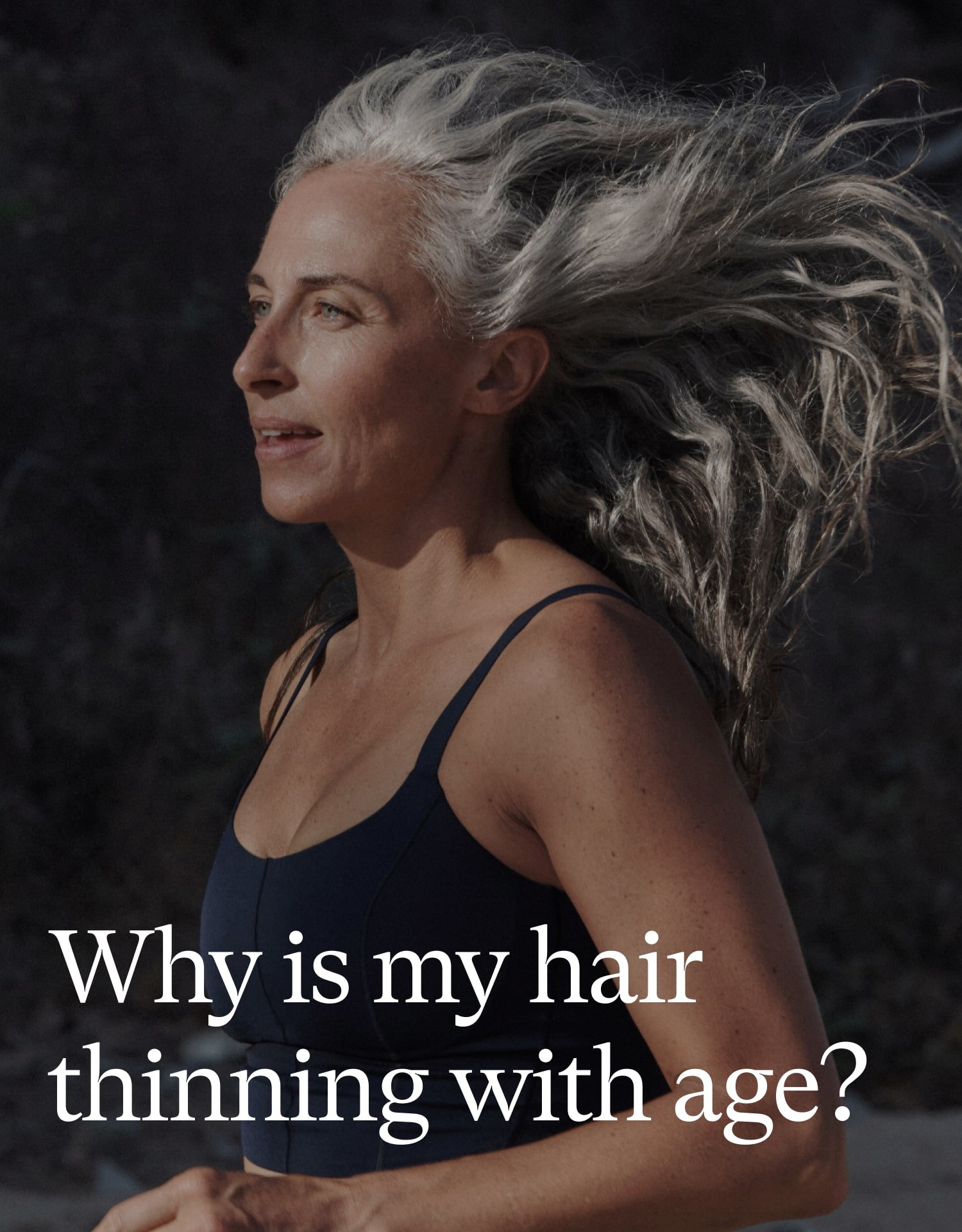 Why is my hair thinning with age?