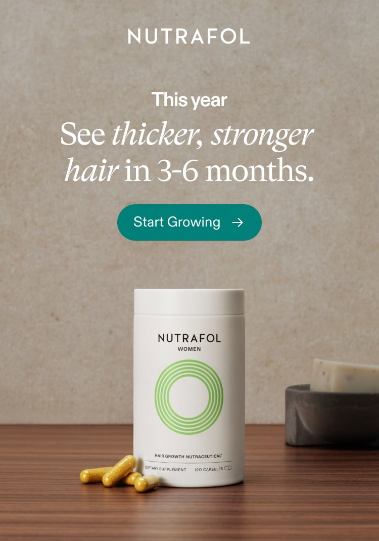 NUTRAFOL | This year See thicker, stonger hair in 3-6 months.