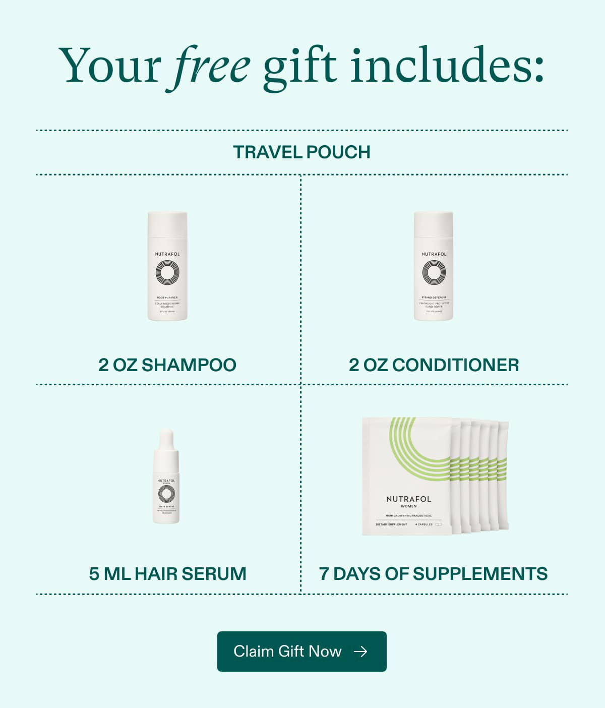 Your free gift includes