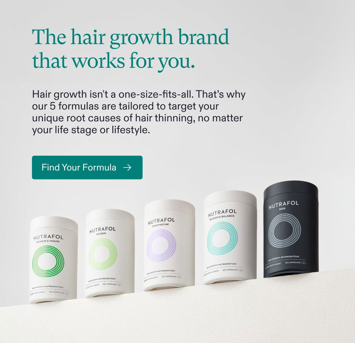 The hair growth brand that works for you.