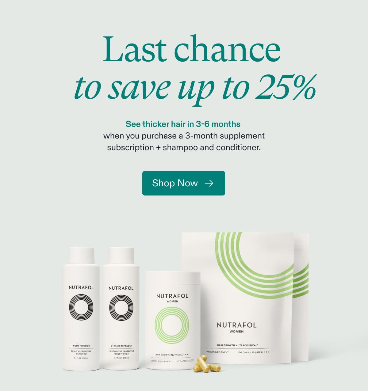 Last chance to save up to 25%