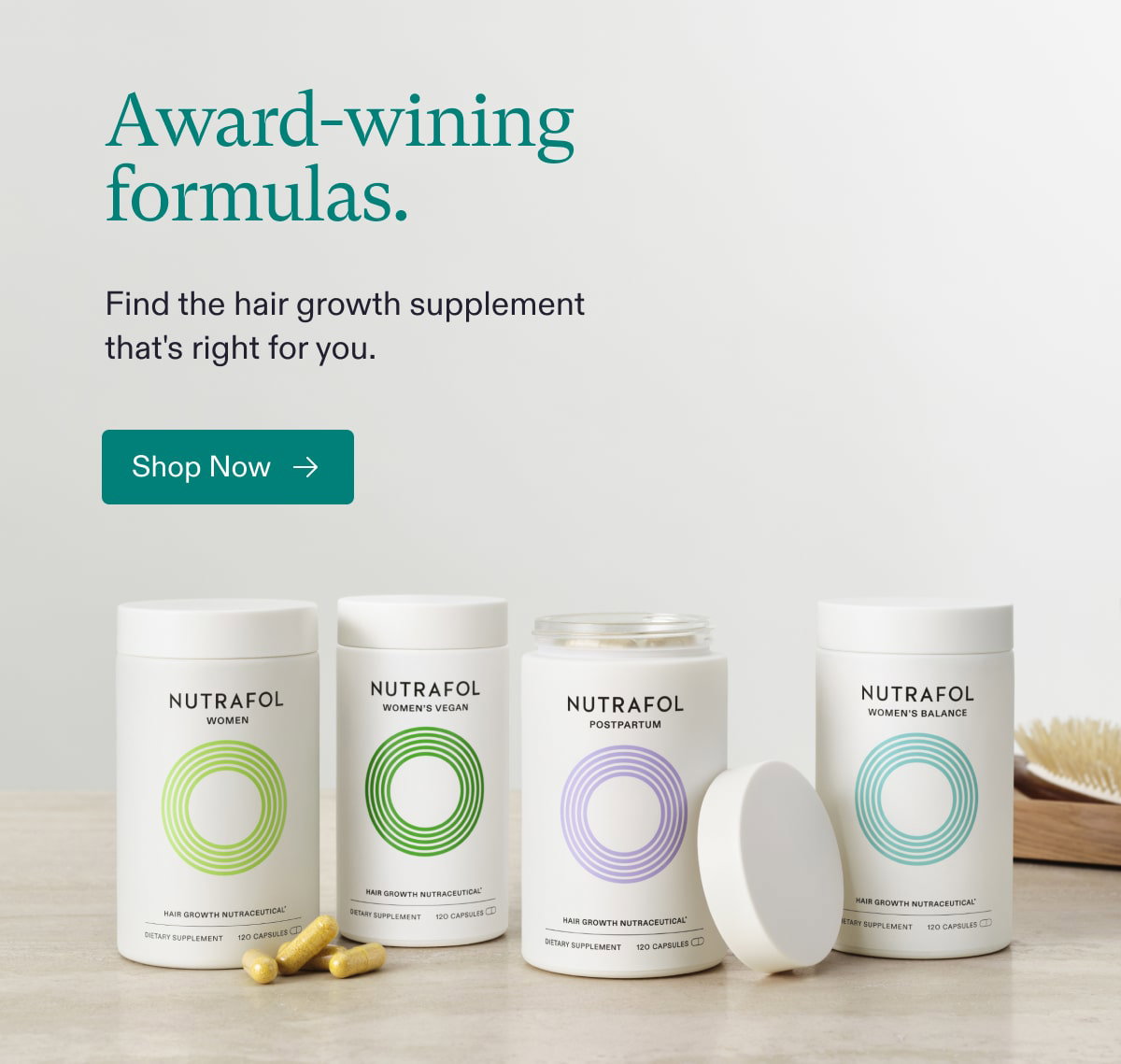 Award-Winning Formulas.