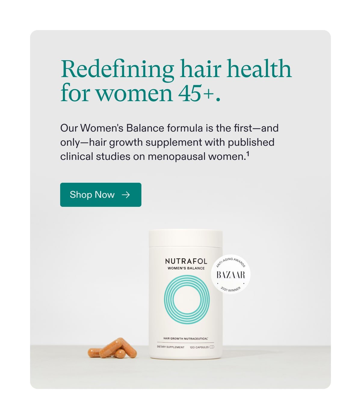 Redefining hair health for women 45+