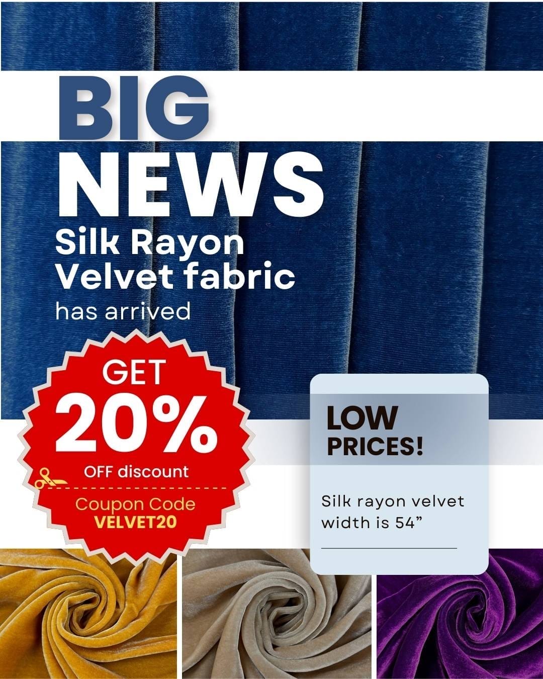 Silk Rayon Velvet