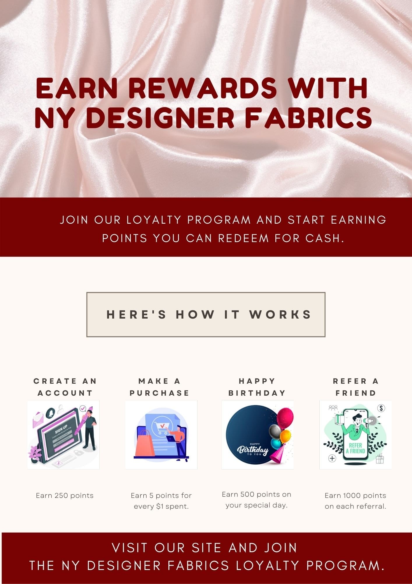 Earn Rewards with NY Designer Fabrics 