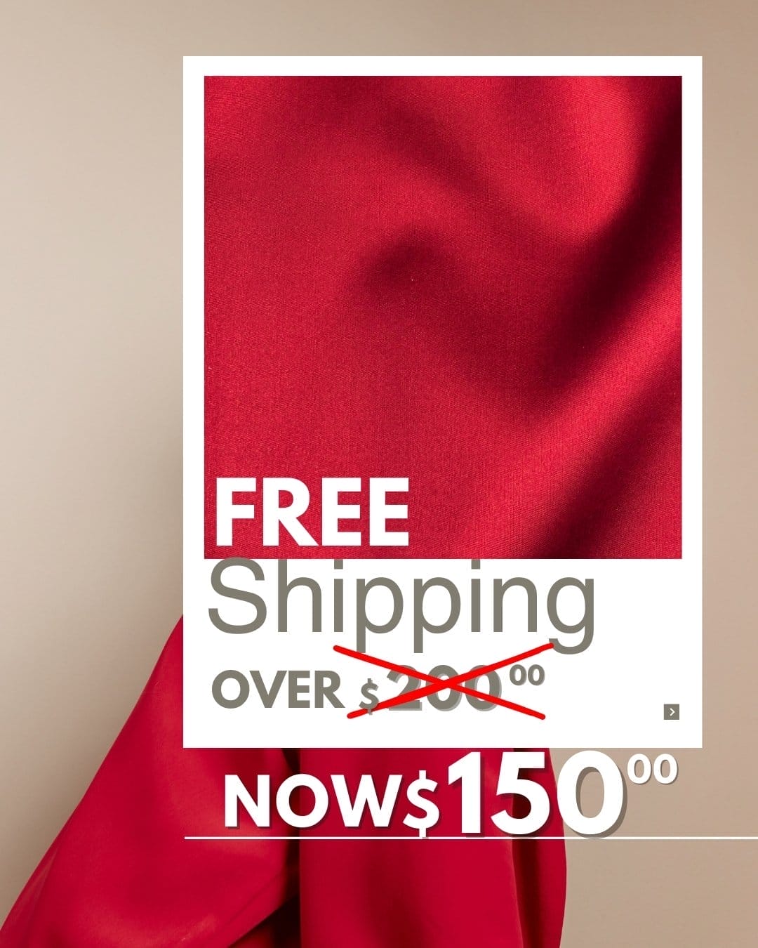 NEW! Free Shipping over \\$150.