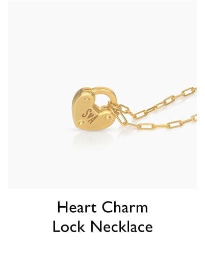 Heart Lock Charm