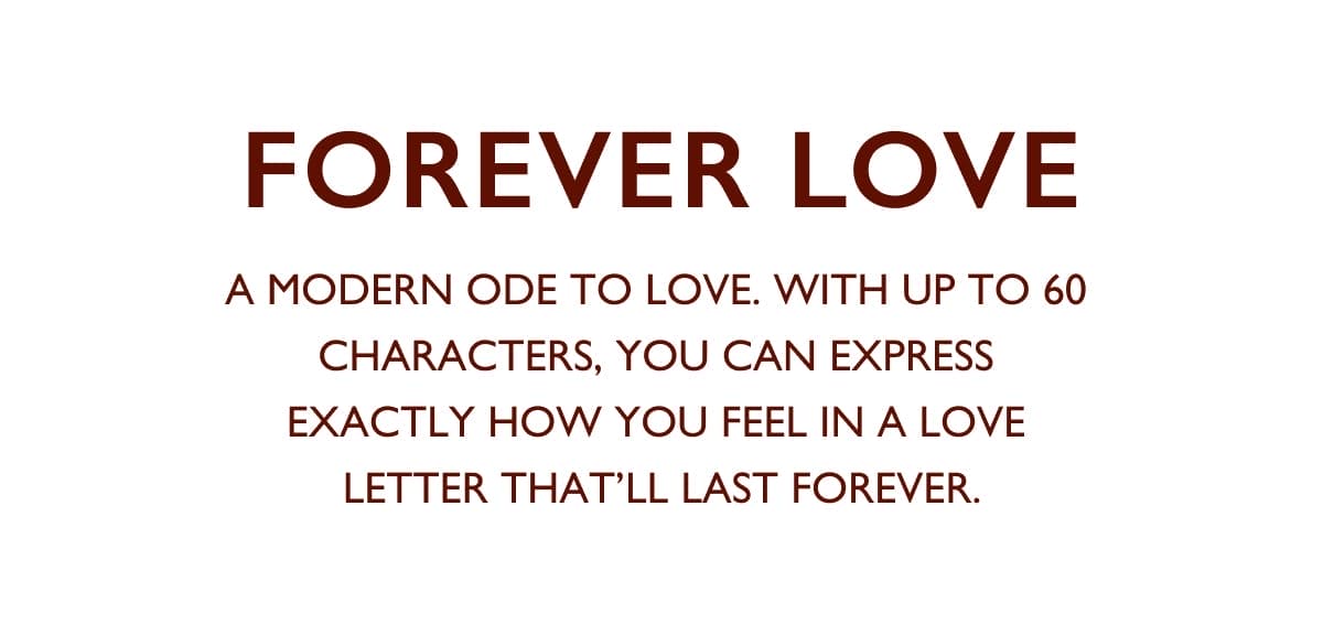 Shop the modern love letter>