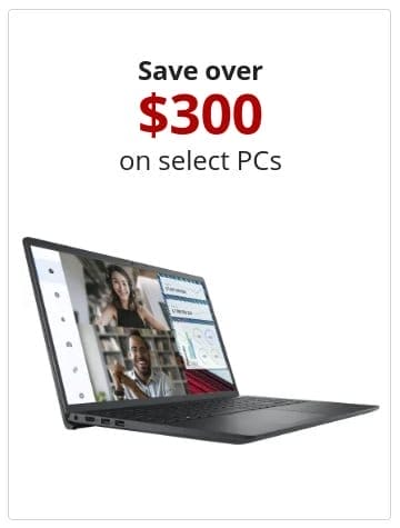 Save over \\$300 on select PCs