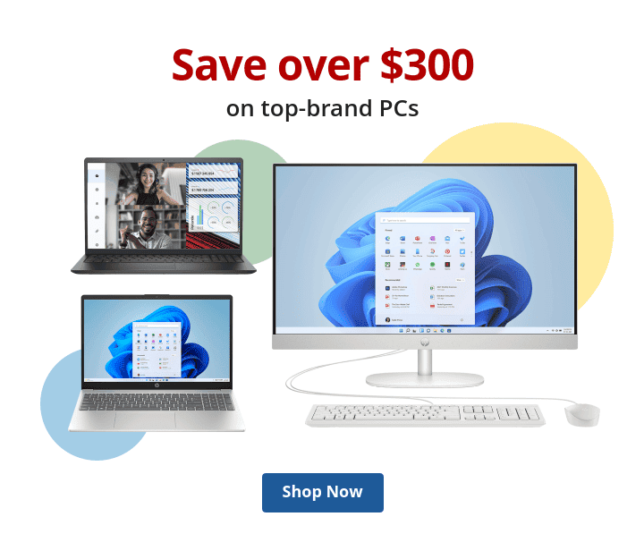 Save over \\$300 on select pcs