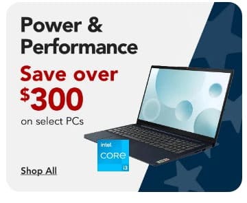 Save over \\$300 on select PCs