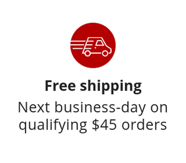 FREE Next-Business-Day Shipping - On qualifying \\$45 Order | Get alerts, sales and more through text