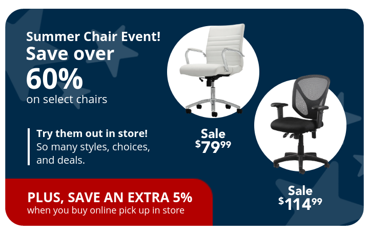 Save over 60% off on select Chairs