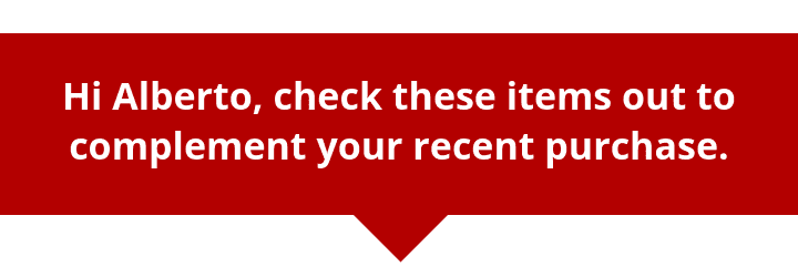 Hello, thank you for your recent purchase. Enjoy more savings.