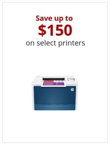 Save up to \\$150 on select printers