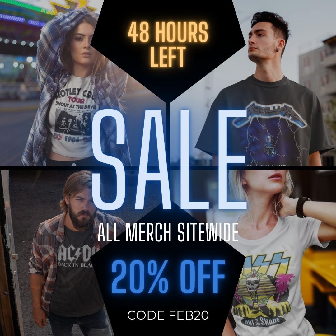 20% Off Band Tees