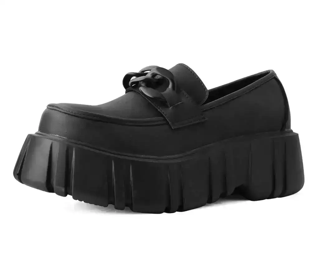 Image of Black TUKskin™ Anarchic Airship Chain Loafer