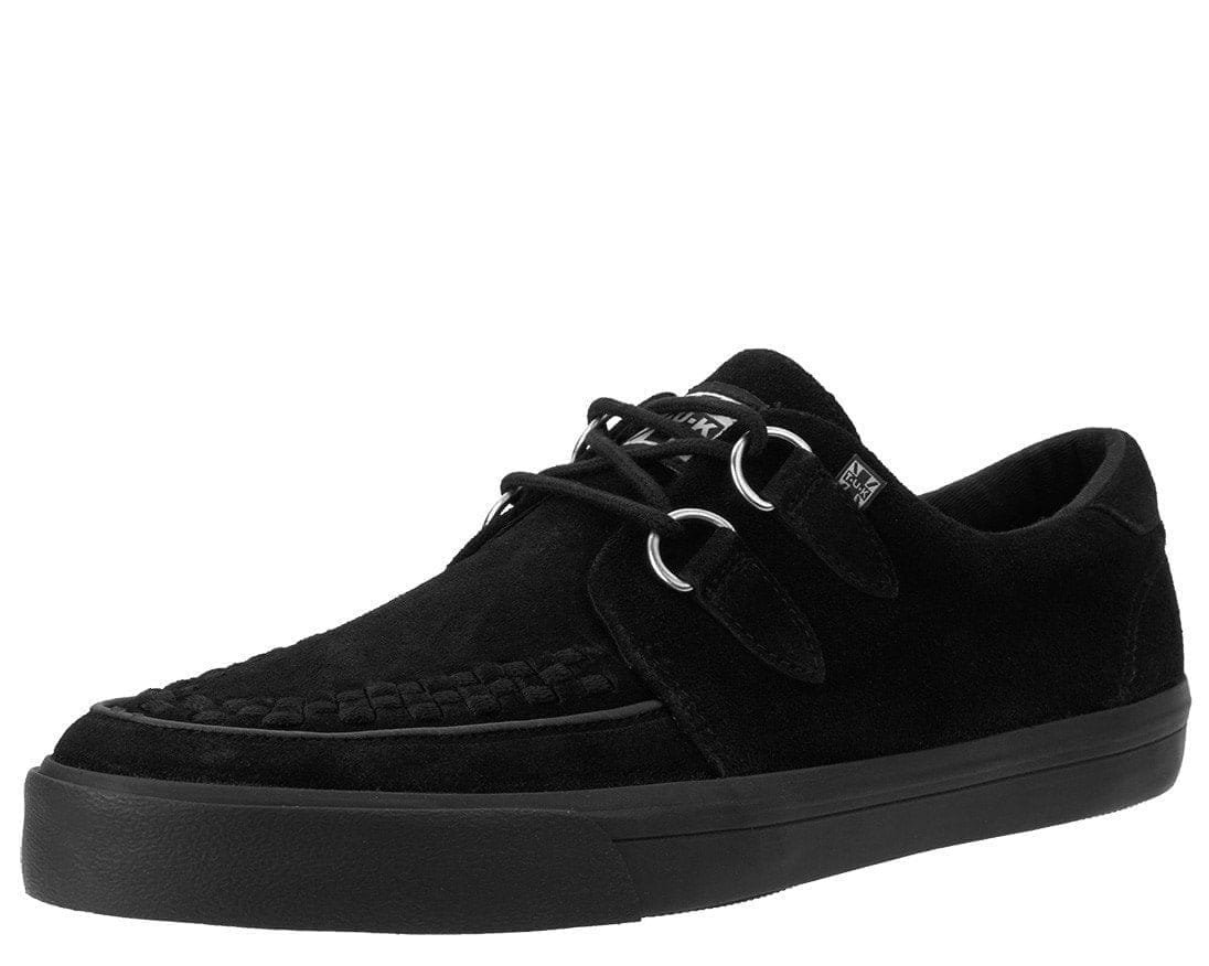 Image of Black Suede D-Ring Sneaker