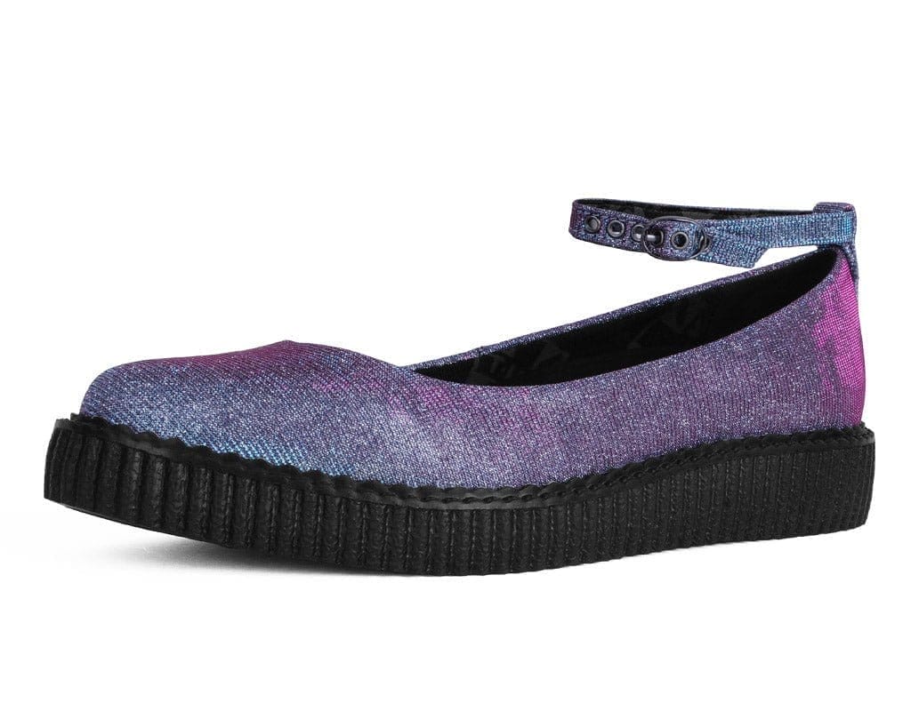 Image of Reflective Leopard Shimmer Ballet Creeper