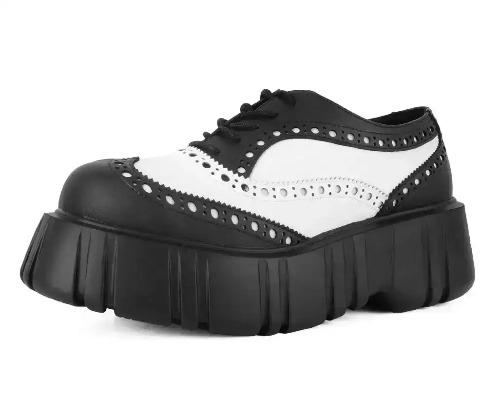 Image of Black & White TUKskin™ Anarchic Airship Brogue