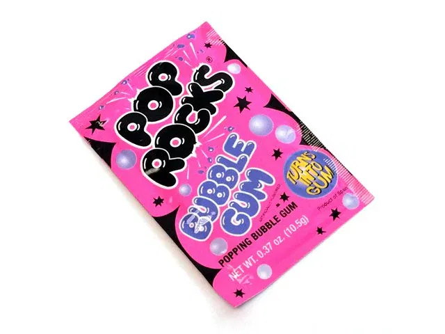 Image of Pop Rocks - bubble gum - 0.37 oz pkg