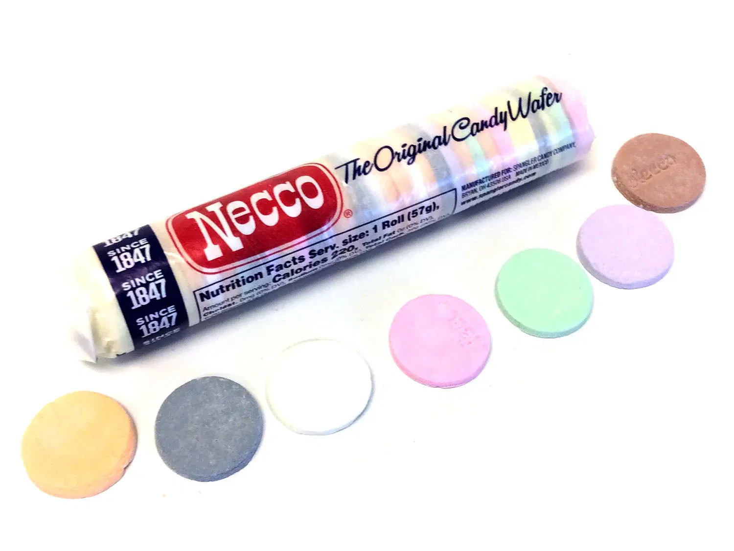 Image of Necco Wafers - 2 oz roll