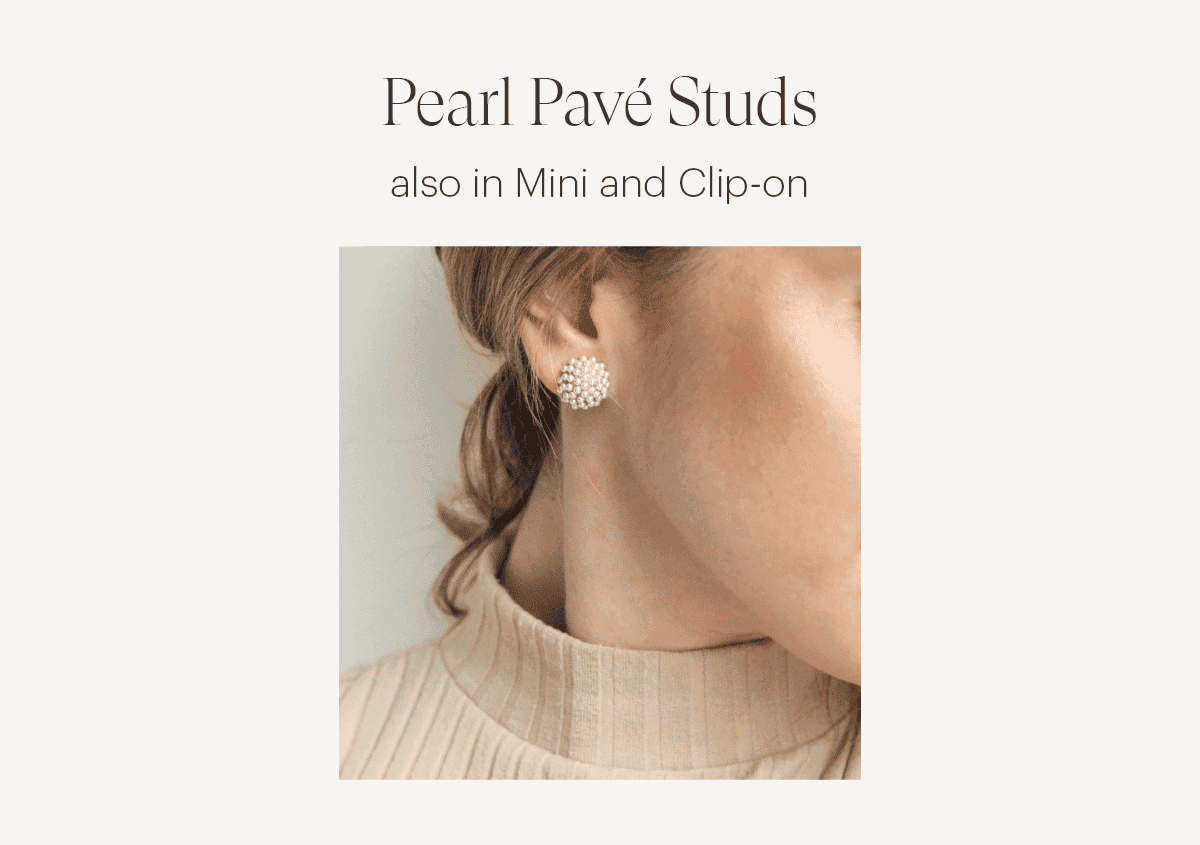 Pearl Pave Studs