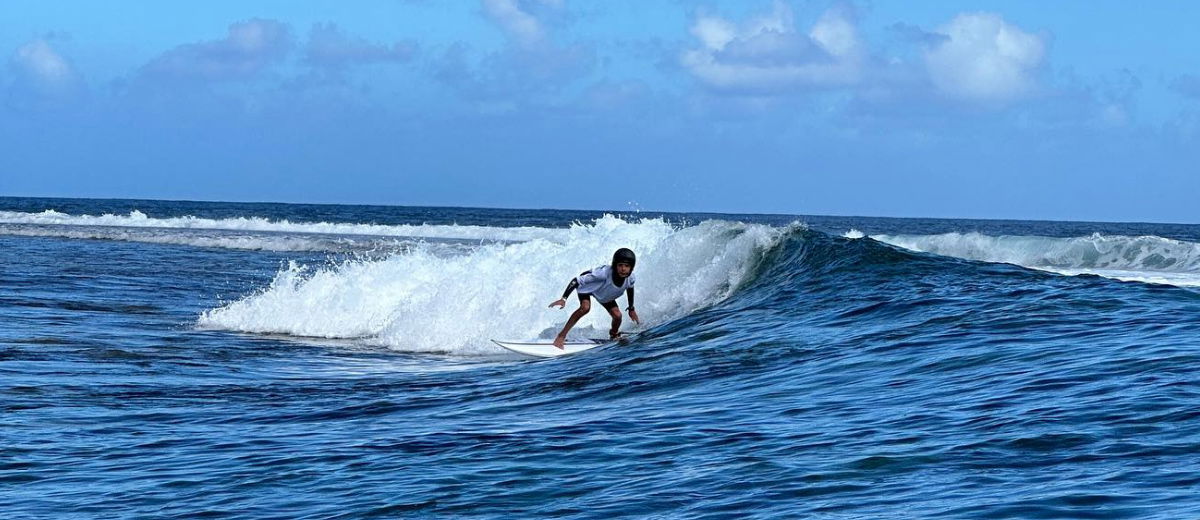 Portion of the proceeds from the sales of our Teahupo'o collection will be donated to Tahiti Iti Surf Club to support local riders and actions.