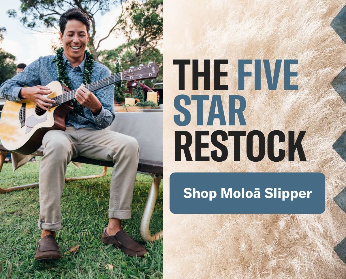 Text - The Five Start Slipper - Button - Shop Moloa Slipper