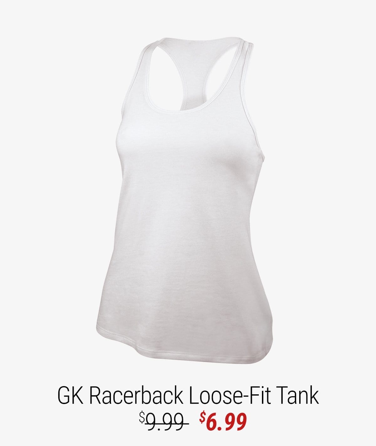 GK RACERBACK LOOSE-FIT TANK