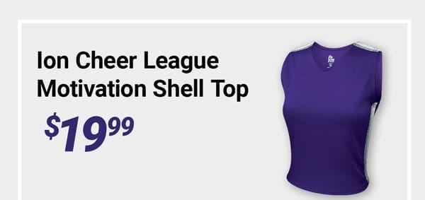 ION CHEER LEAGUE MOTIVATION SHELL TOP