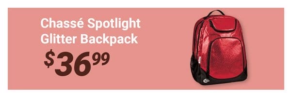 CHASSE SPOTLIGHT GLITTER BACKPACK