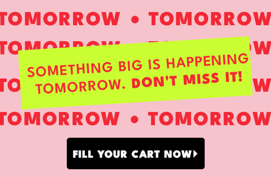 Fill Your Cart Now